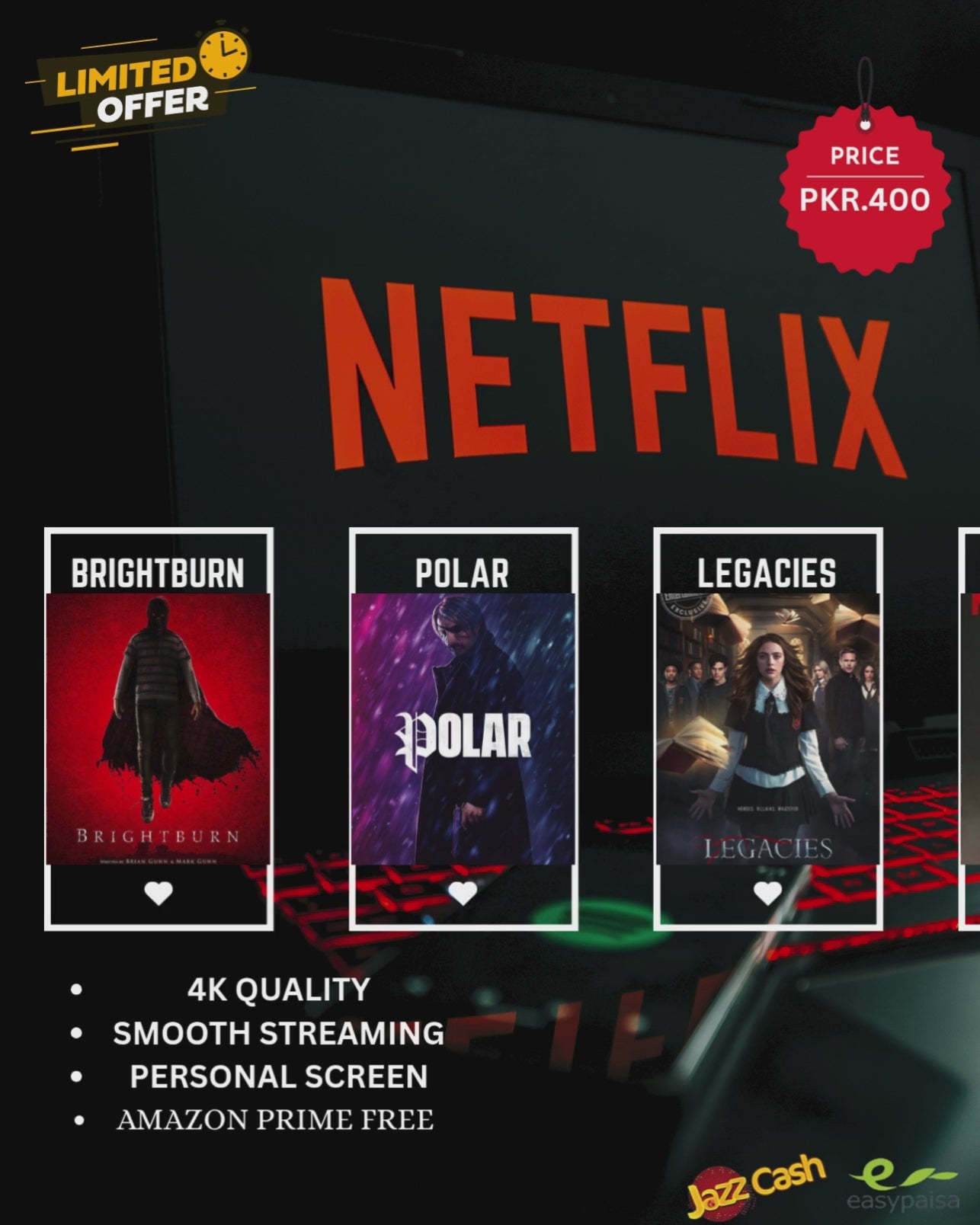 Netflix and Amazon Prime Video